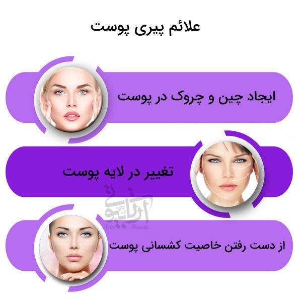 علائم پیری پوست چیست؟
