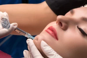مراحل تزریق ژل به چونه
